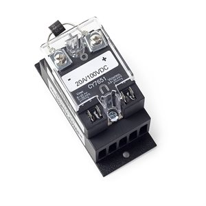 20A 100V DC Solid-State Relay, Normally Closed