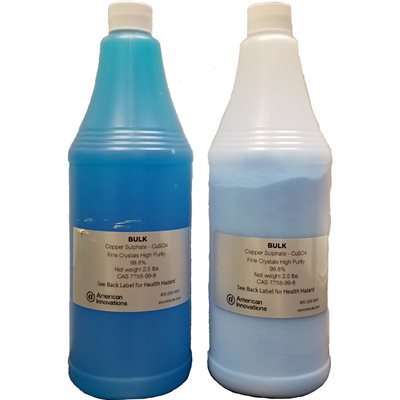 Twin Pack: Antifreeze and Copper Sulfate Crystals