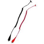 1' Coiled Test Lead - 25 amp - RED